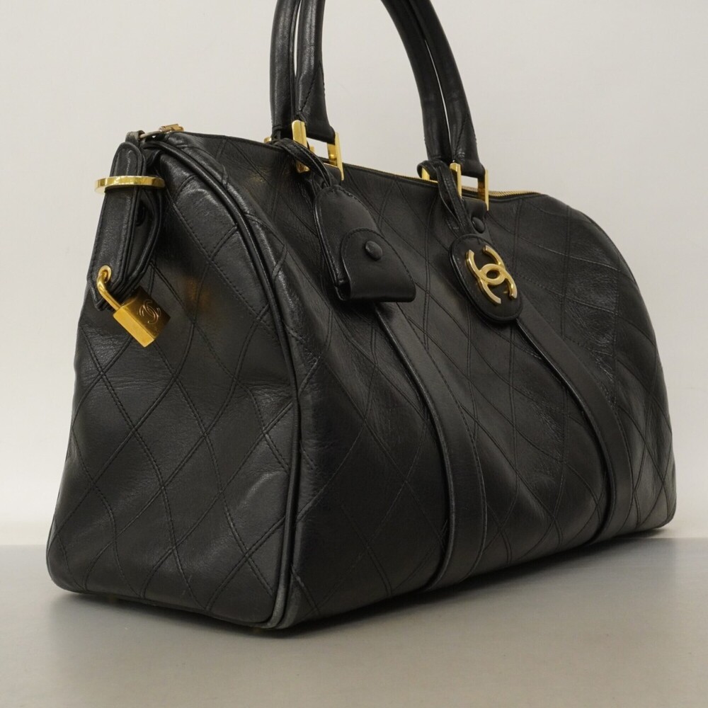 Chanel Bicolore Lambskin Handbag, Black, Women's - Picture 2 of 16